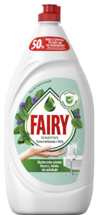 FAIRY Засіб д/посуду Сенситив Чайне дерево та мята 1.35л